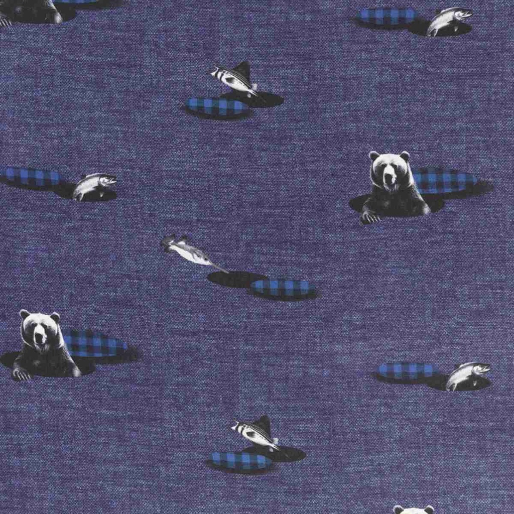 BLUE, BEAR AND FISHES