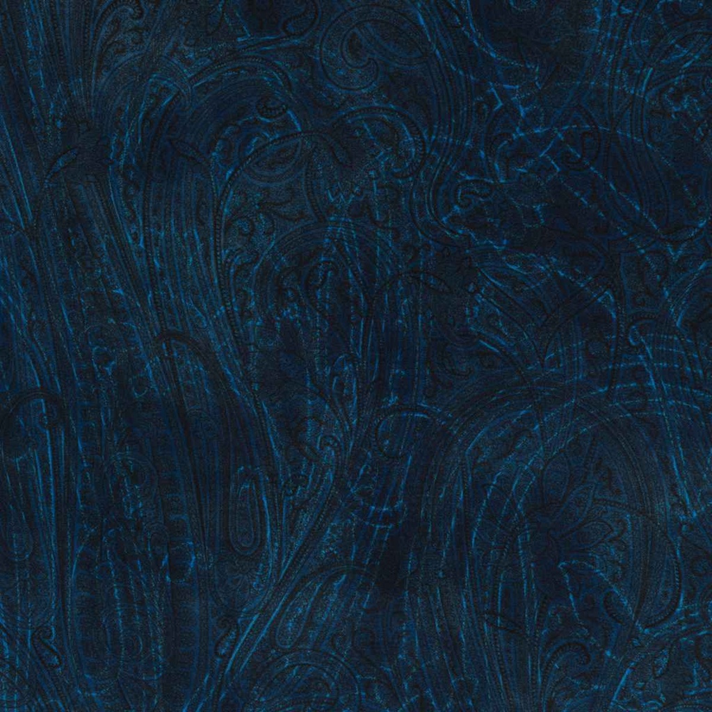 DARK BLUE, PAISLEYS