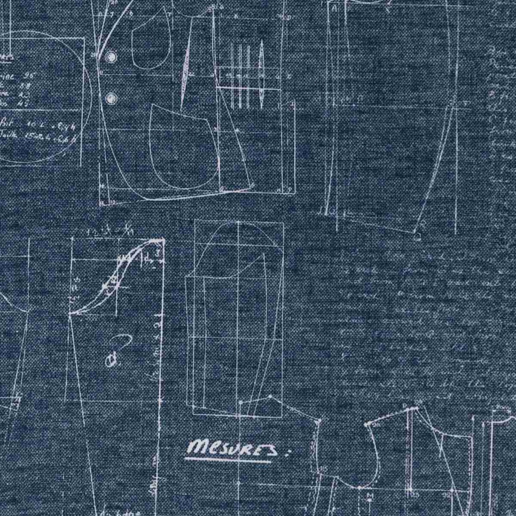 BLUE, SARTORIAL DESIGN