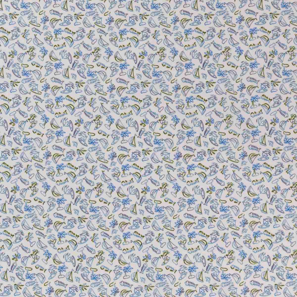 BLUE AND GREEN SURFING DESIGN