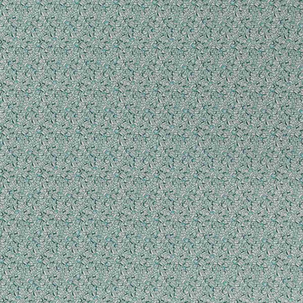 LIGHT TURQUOISE, GEOMETRIC DESIGN