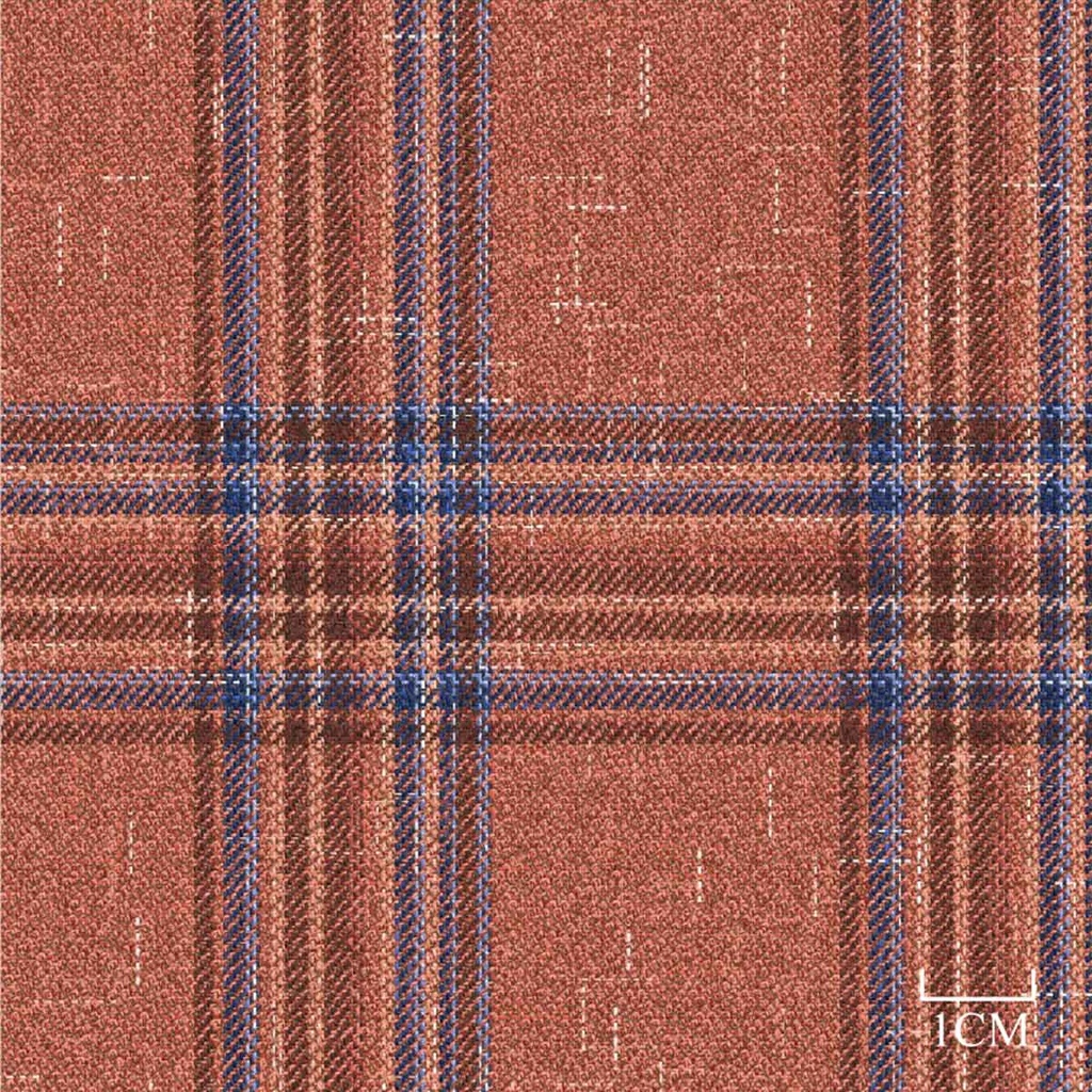 ORANGE, BLUE CHECKS