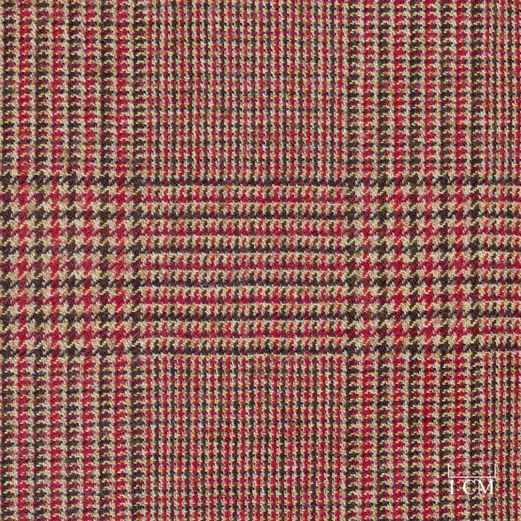 RED, BROWN CHECKS