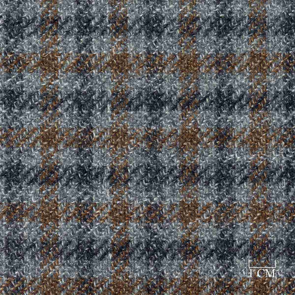 GREY, BROWN HOUNDSTOOTH