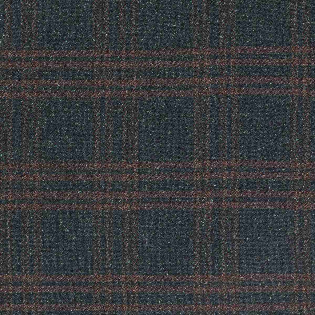 DARK GREEN,BROWN CHECKS