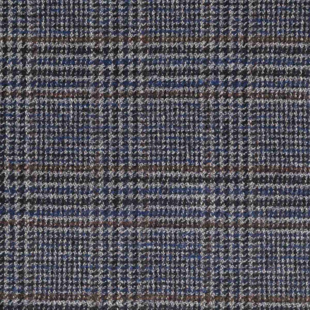 BLUE,BROWN CHECKS