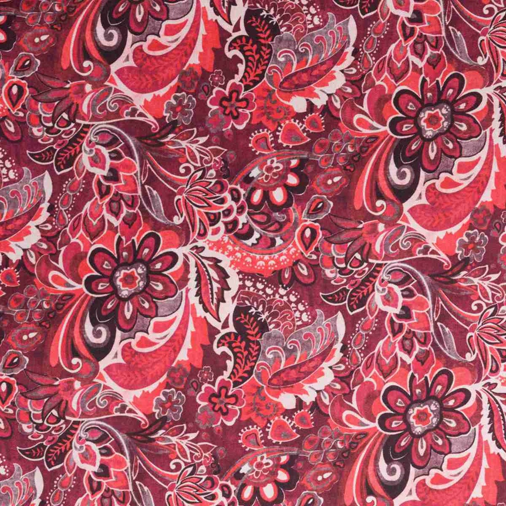 RED FLORAL PATTERN