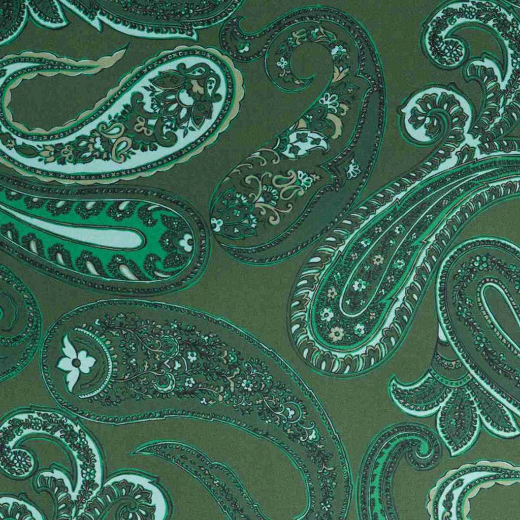 GREEN PAISLEY