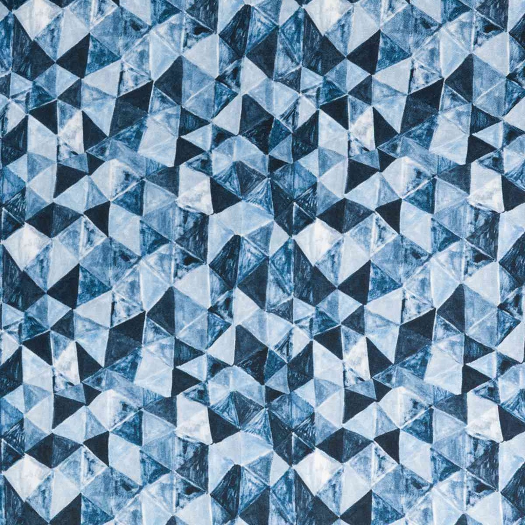BLUE TRIANGLE PATTERN