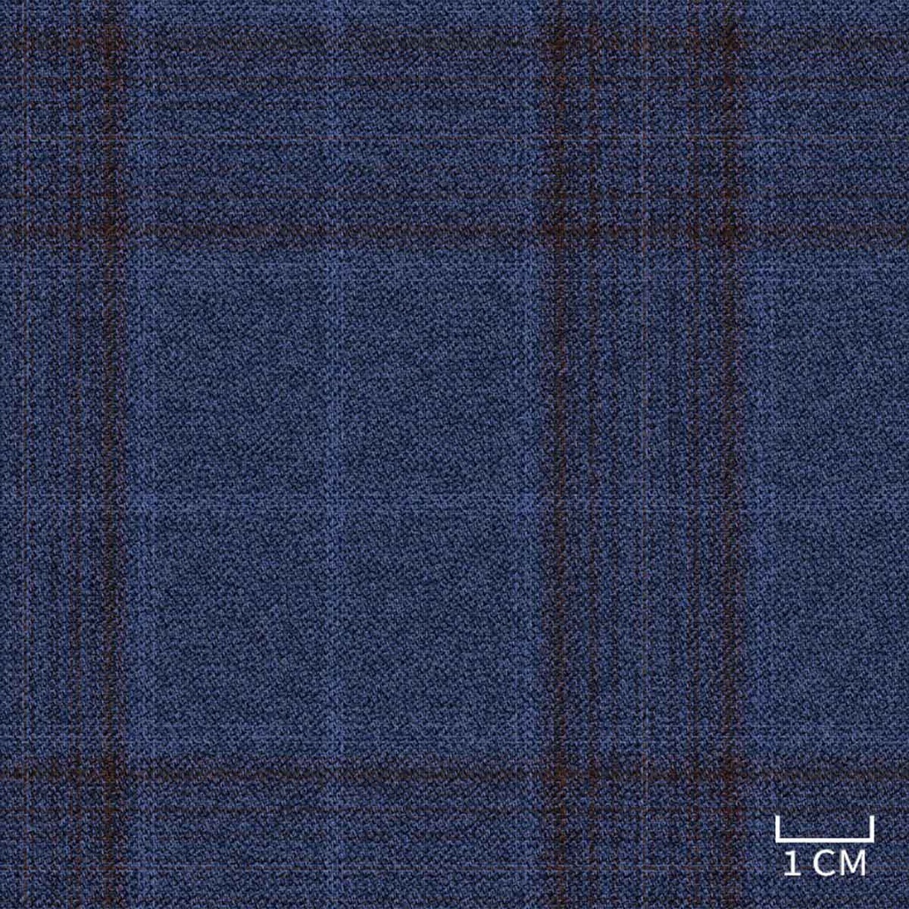 BLUE,BROWN CHECKS