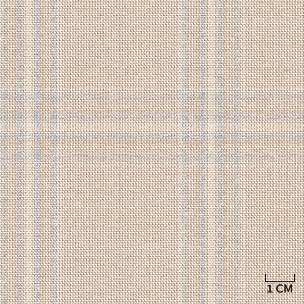 LIGHT BROWN,BLUE CHECKS