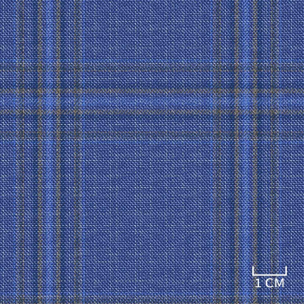 BLUE,BROWN CHECKS