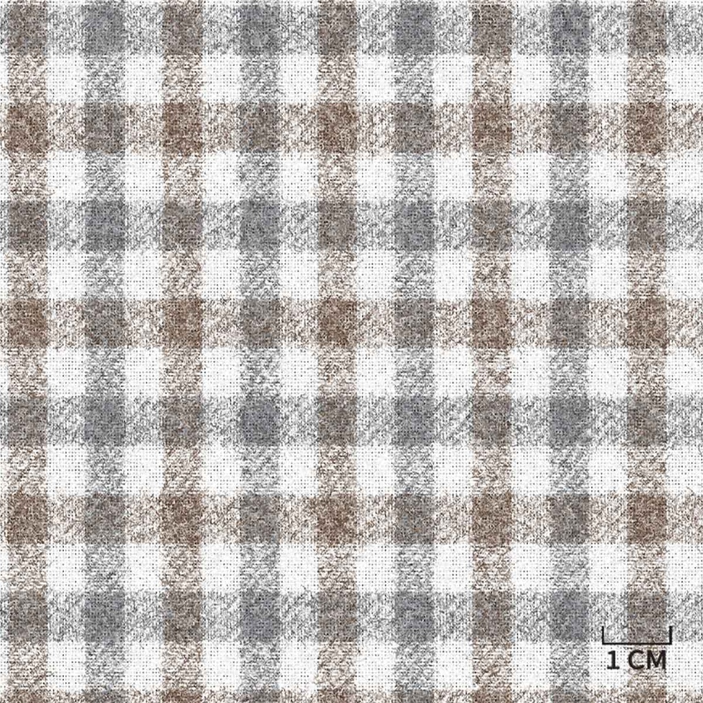 GREY,BROWN CHECKS