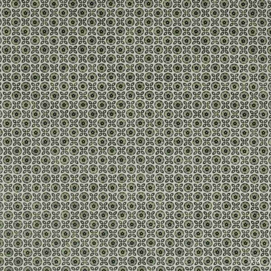 GREEN, CIRCLE FLORAL DESIGN