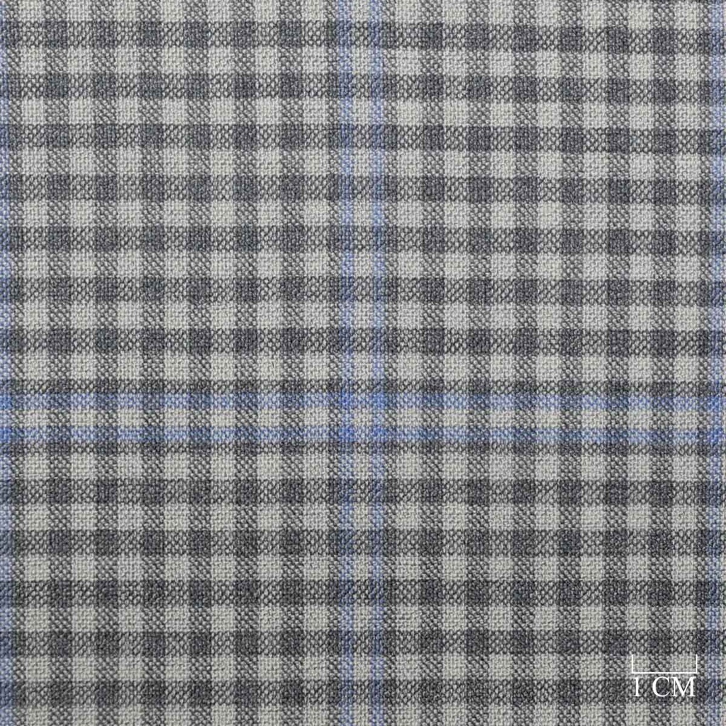 GREY,BLUE CHECKS