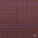 BURGUNDY,BLUE CHECKS