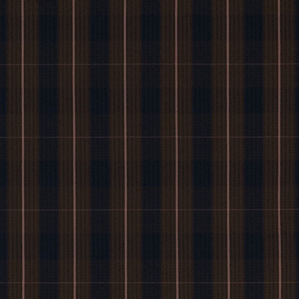 BROWN, NAVY CHECKS
