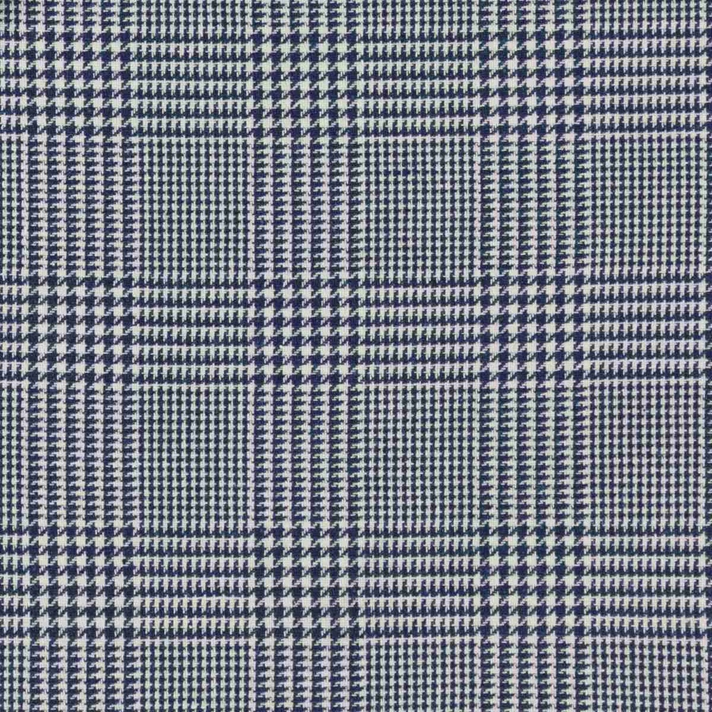 BLUE, WHITE CHECKS