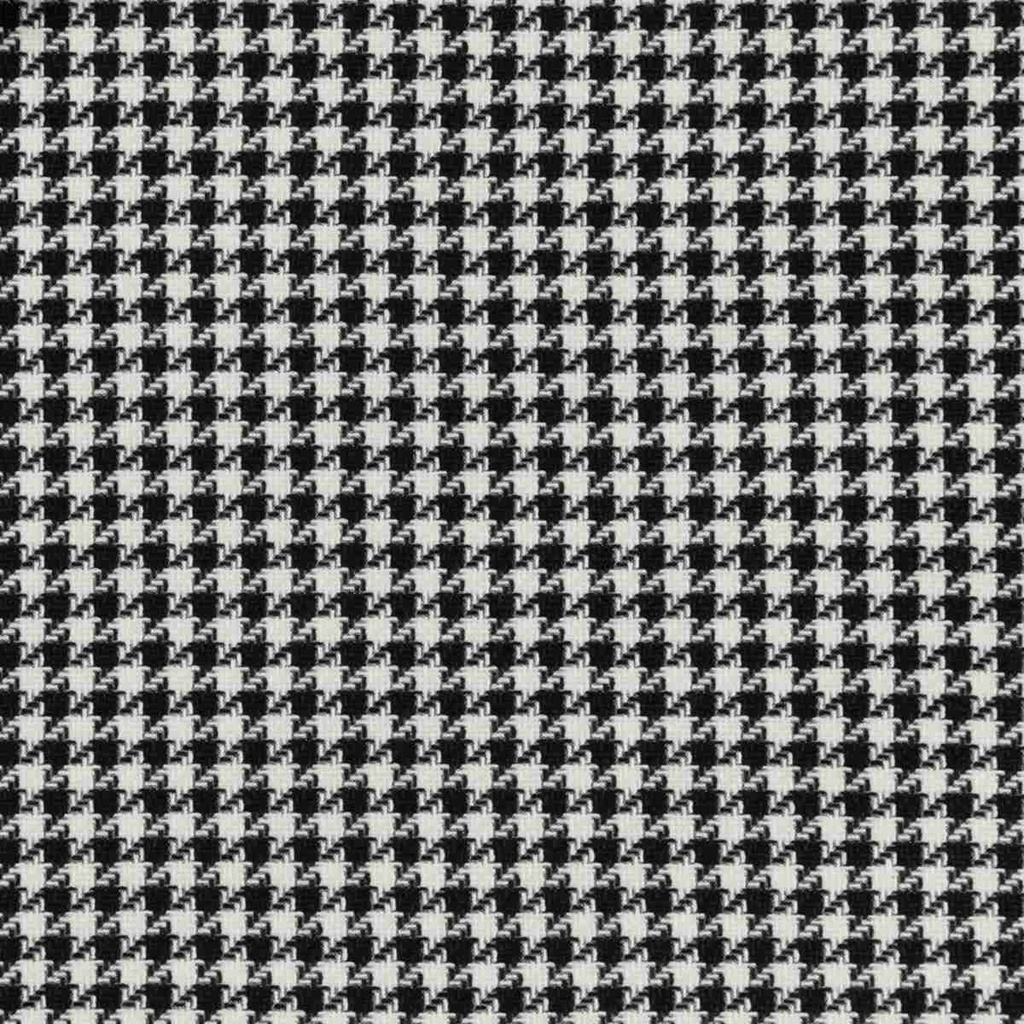 BLACK, WHITE HOUNDSTOOTH