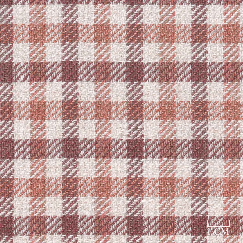 BROWN, ORANGE CHECKS