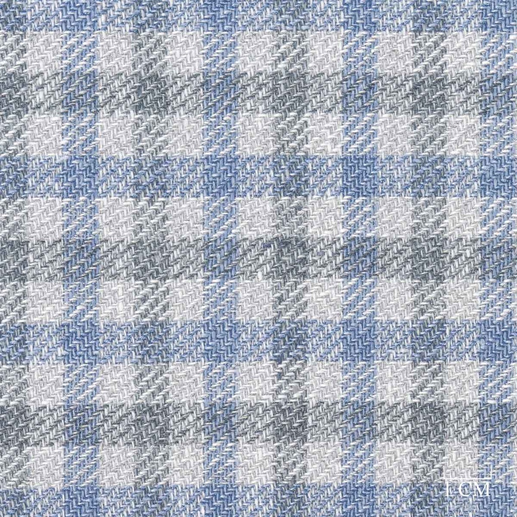 BLUE, GREY CHECKS