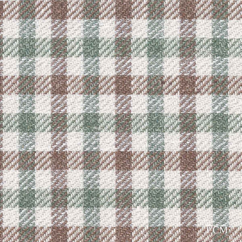 BROWN, GREEN CHECKS