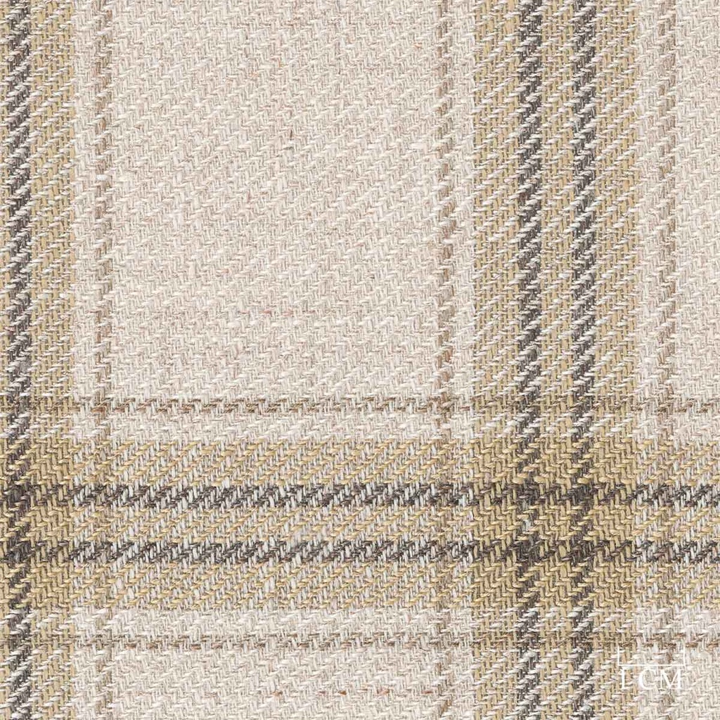 YELLOW, BROWN CHECKS