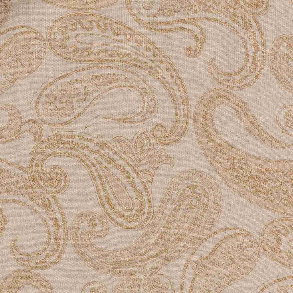 KHAKI, PAISLEY PRINT
