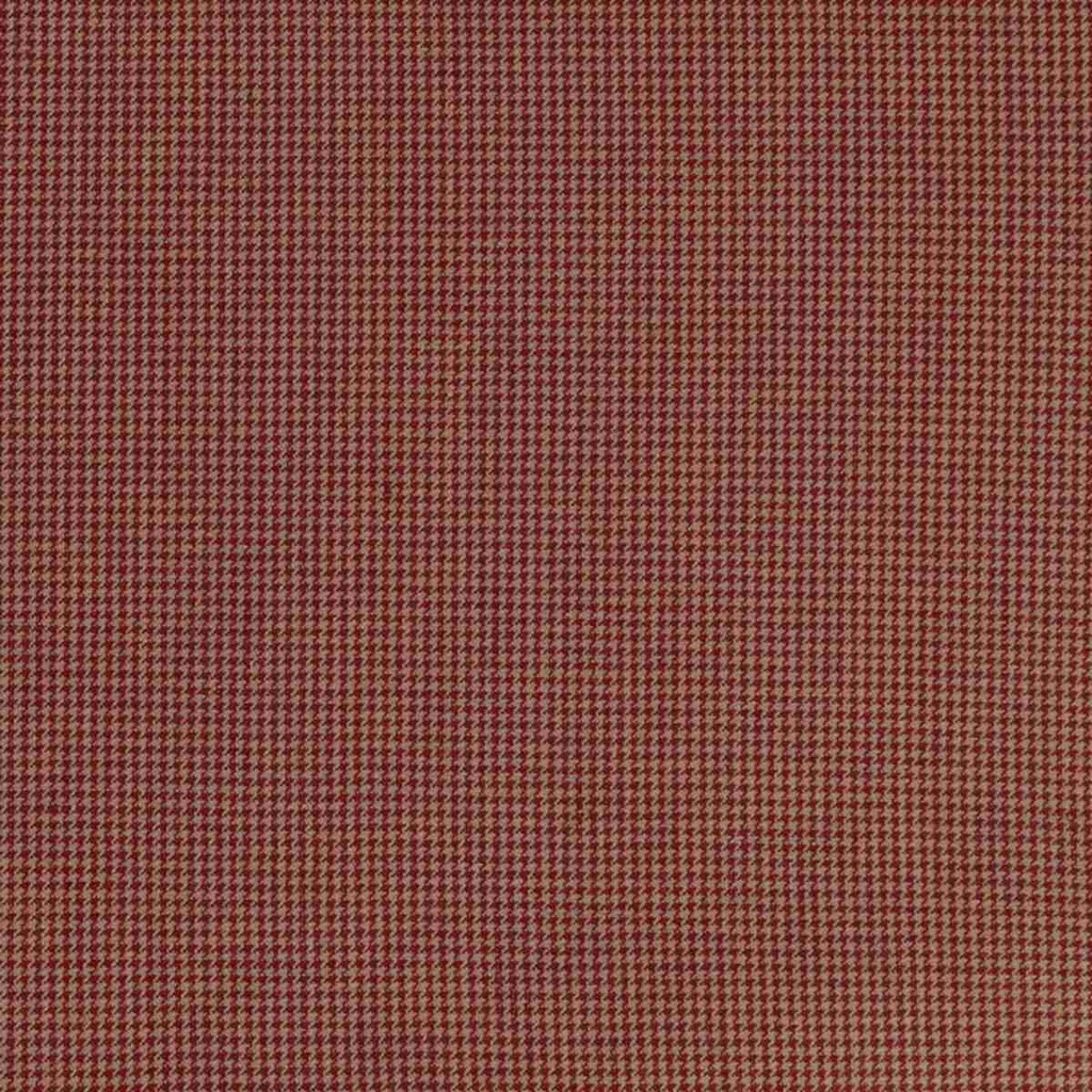 TAN, RED HOUNDSTOOTH