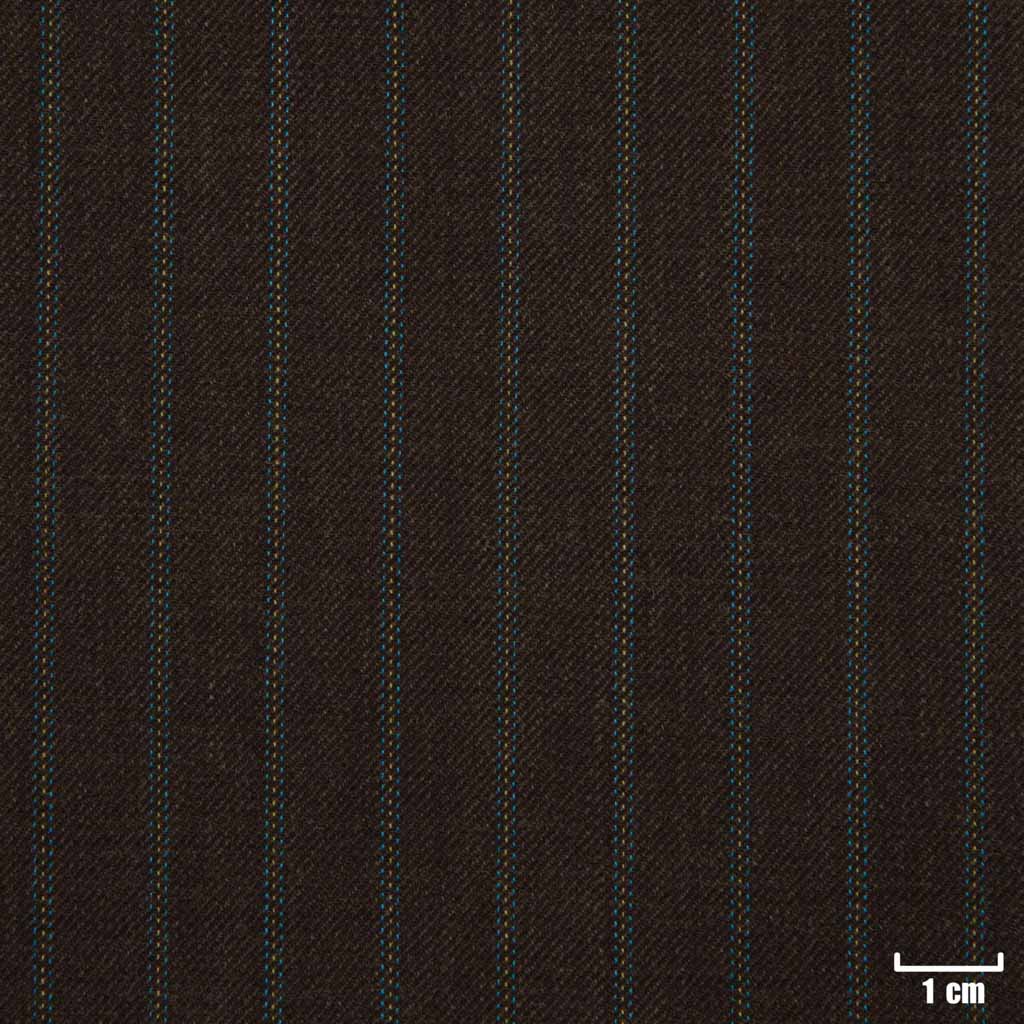 BROWN, BLUE STRIPES