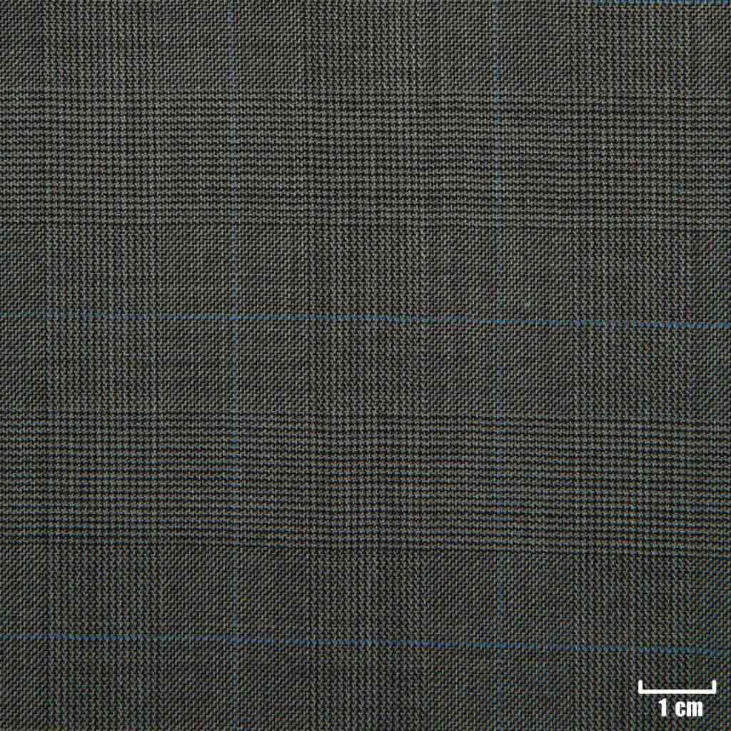 BROWN, BIG BLUE CHECKS