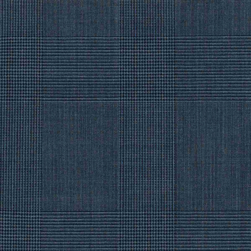 BLUE, BIG CHECKS