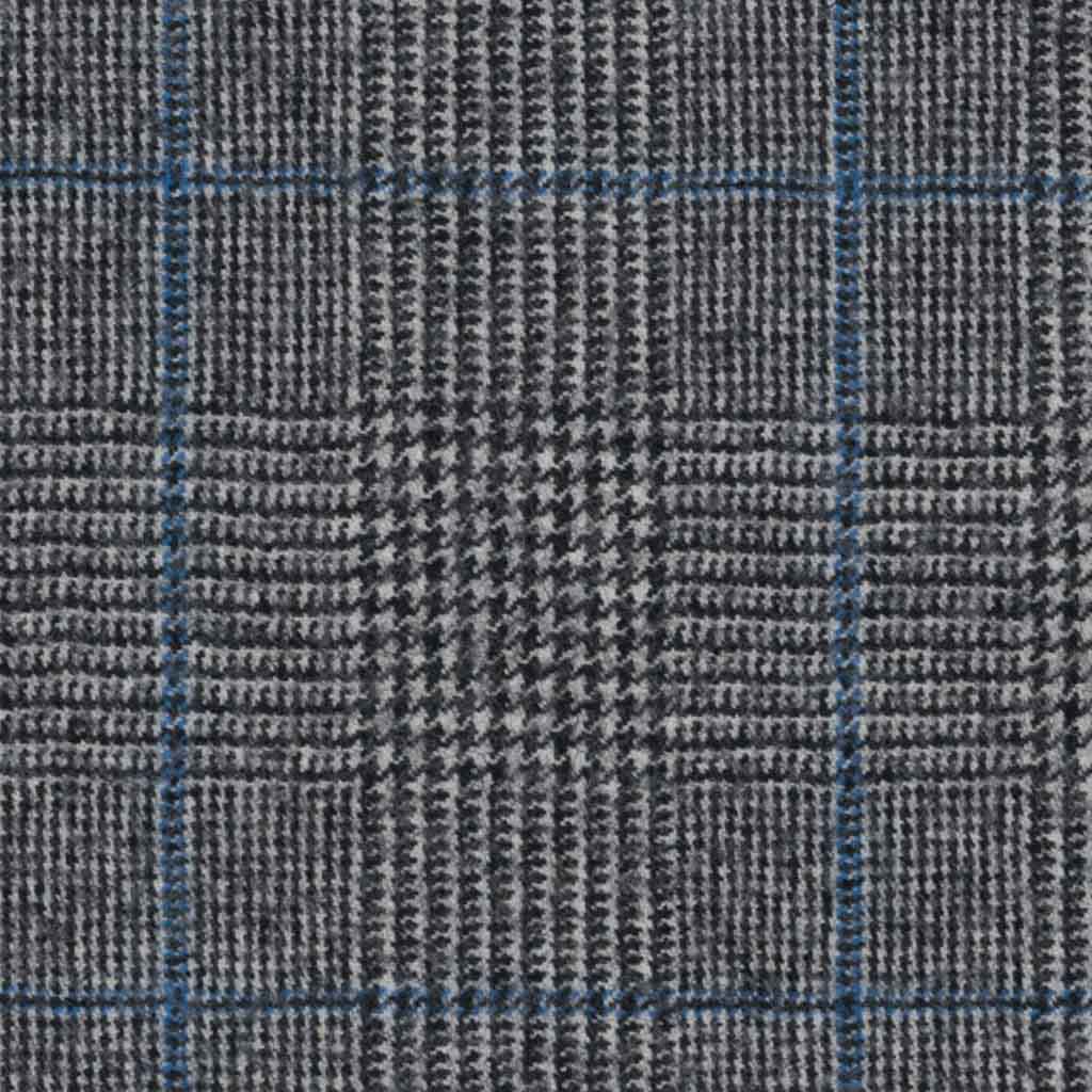GREY, BLUE CHECKS