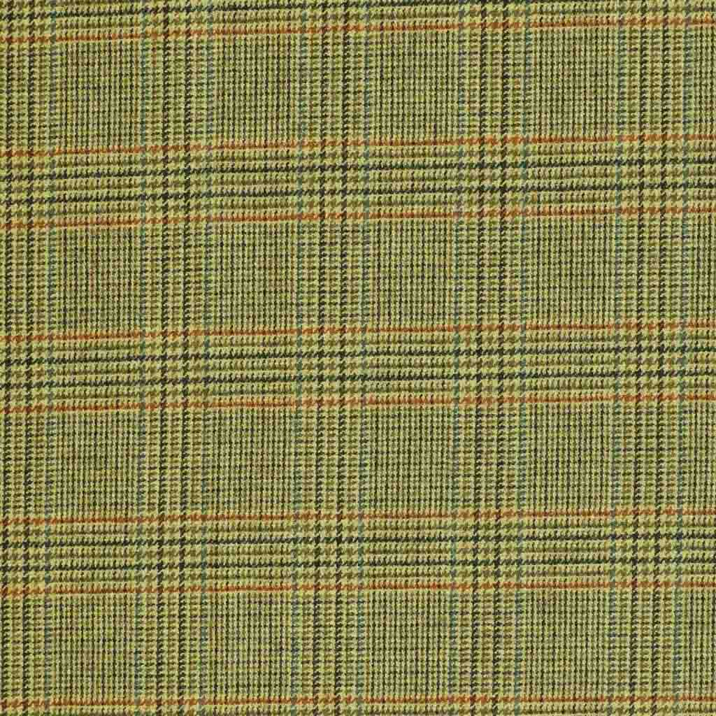 GREEN, BLUE/ORANGE CHECKS (ST# 19057)