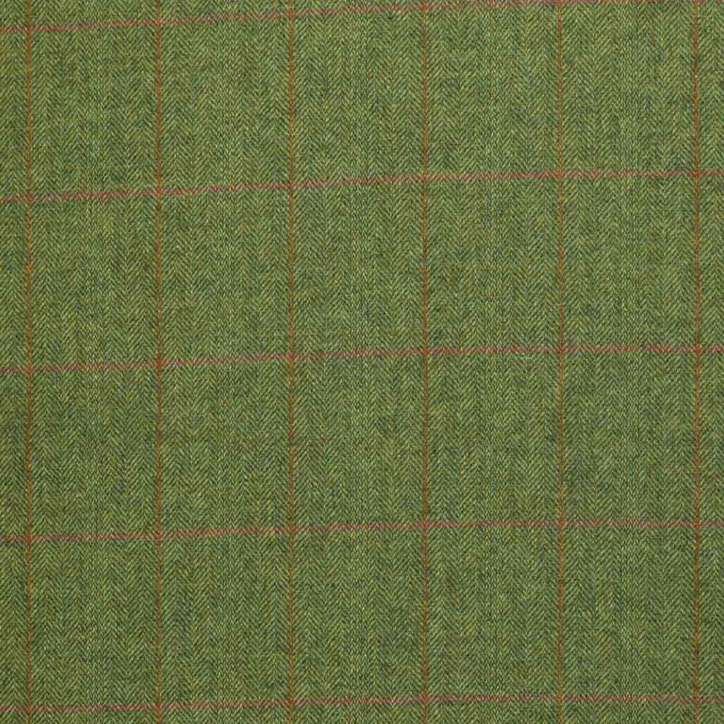 GREEN, RED/ORANGE CHECKS (ST# 19062)
