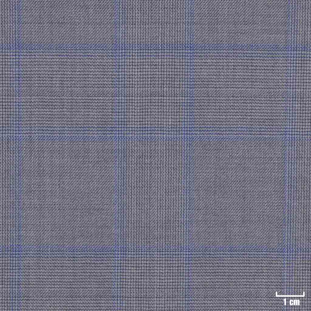 LIGHT GREY, BLUE CHECKS