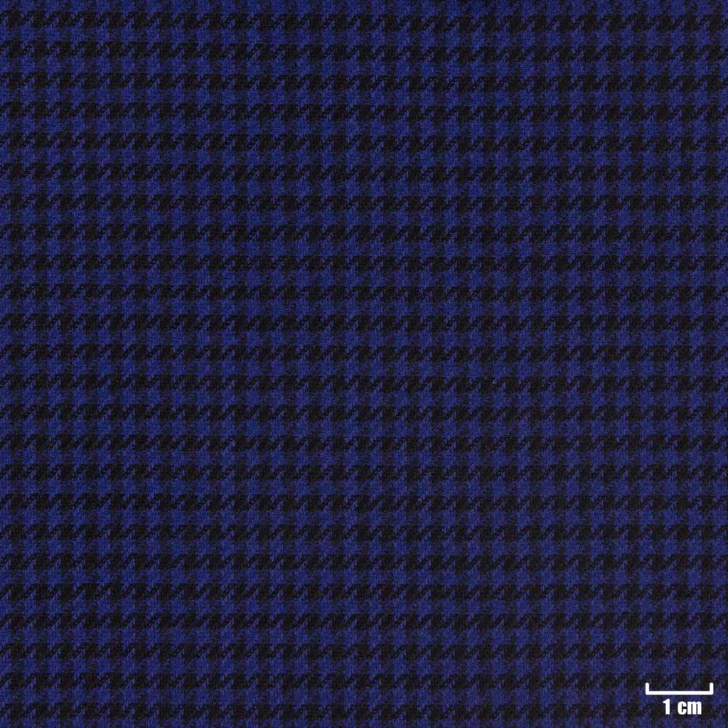 BLUE, BLACK HOUNDSTOOTH