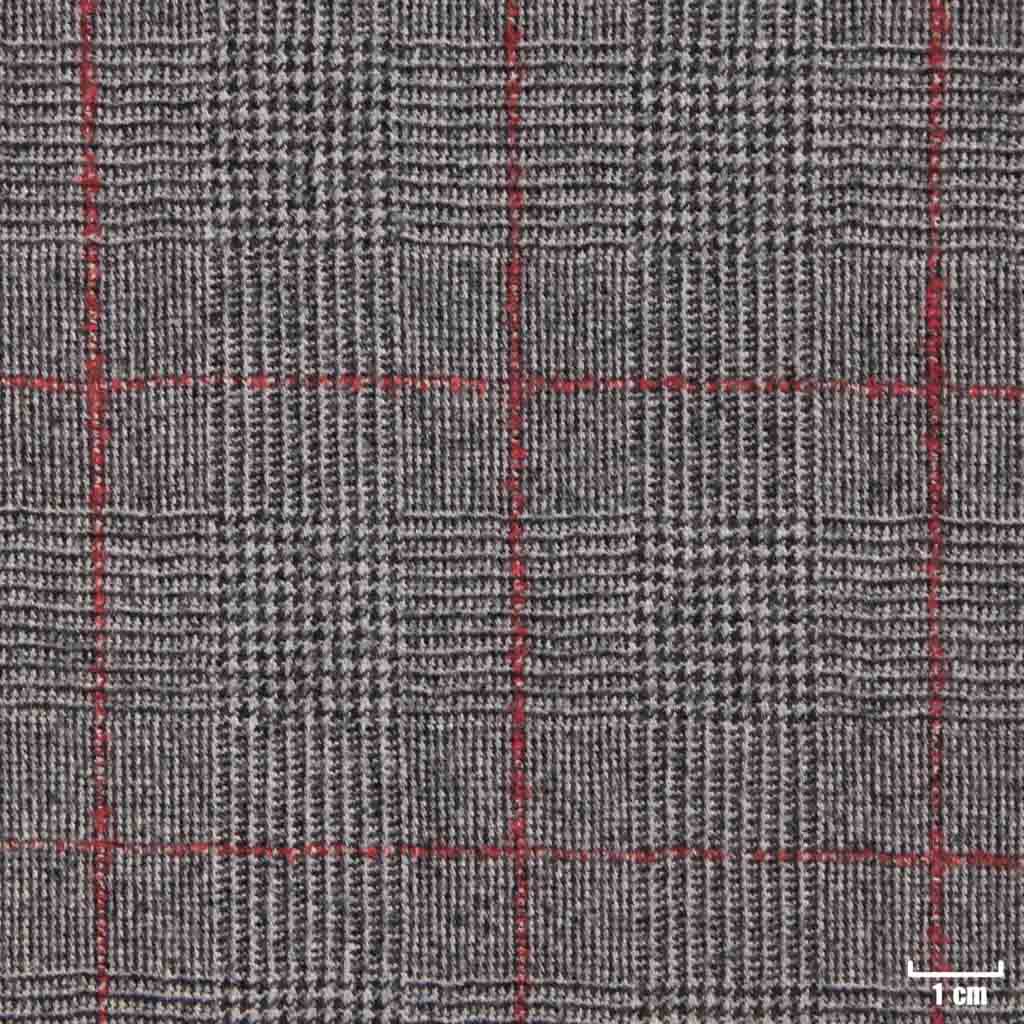 GREY, RED CHECKS