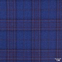 BLUE, BURGUNDY CHECKS