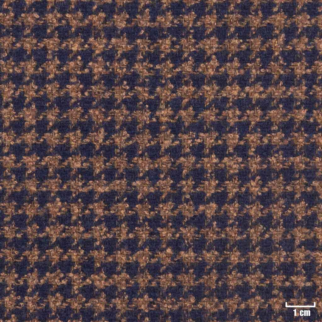 BLUE/BROWN HOUNDSTOOTH