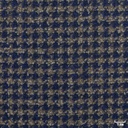 BROWN, BLUE HOUNDSTOOTH