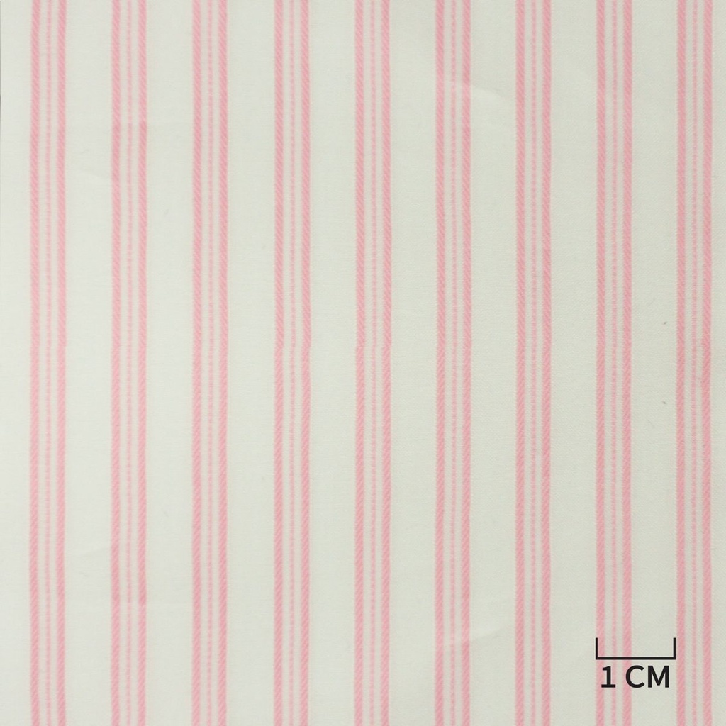 WHITE, PINK STRIPES