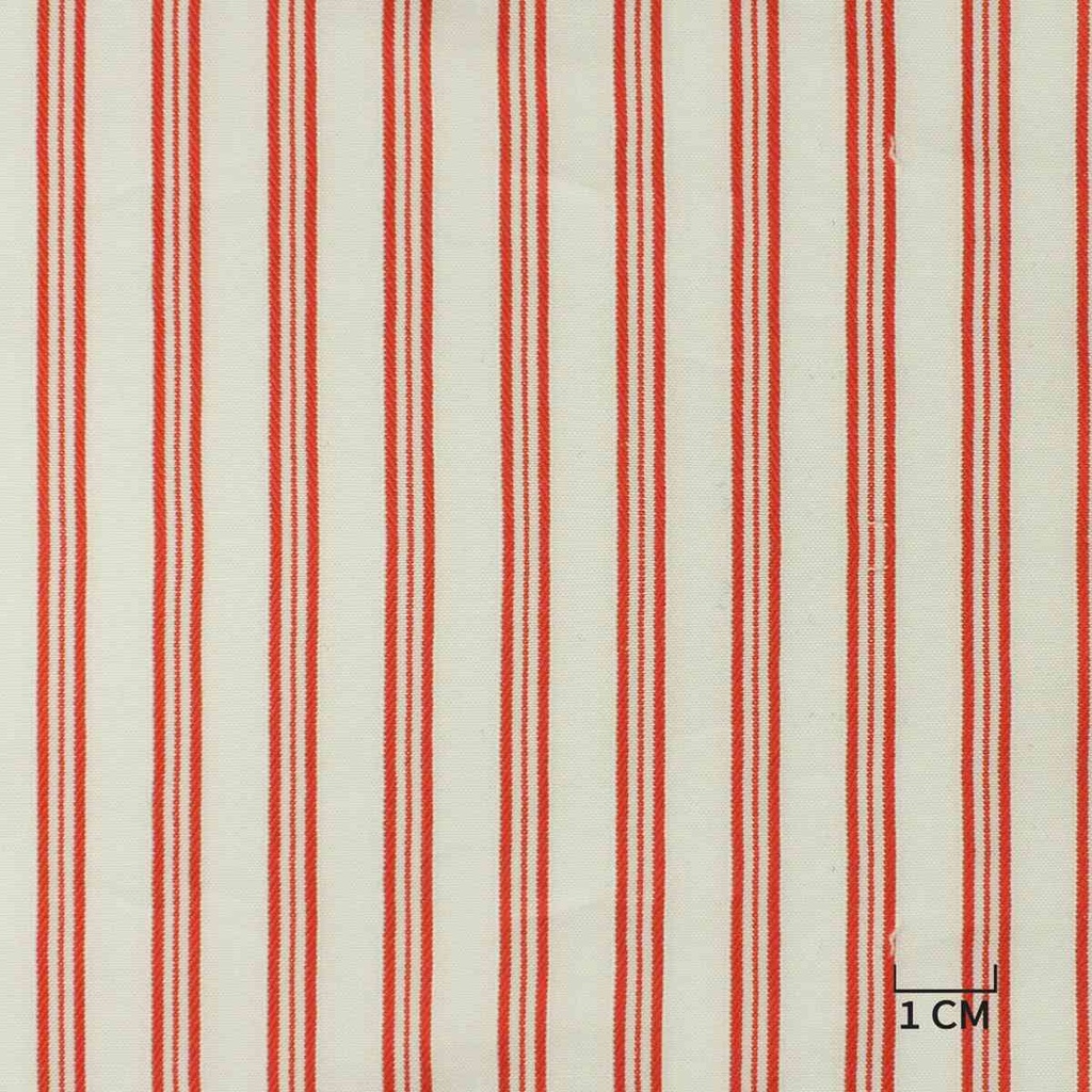 WHITE, RED STRIPES