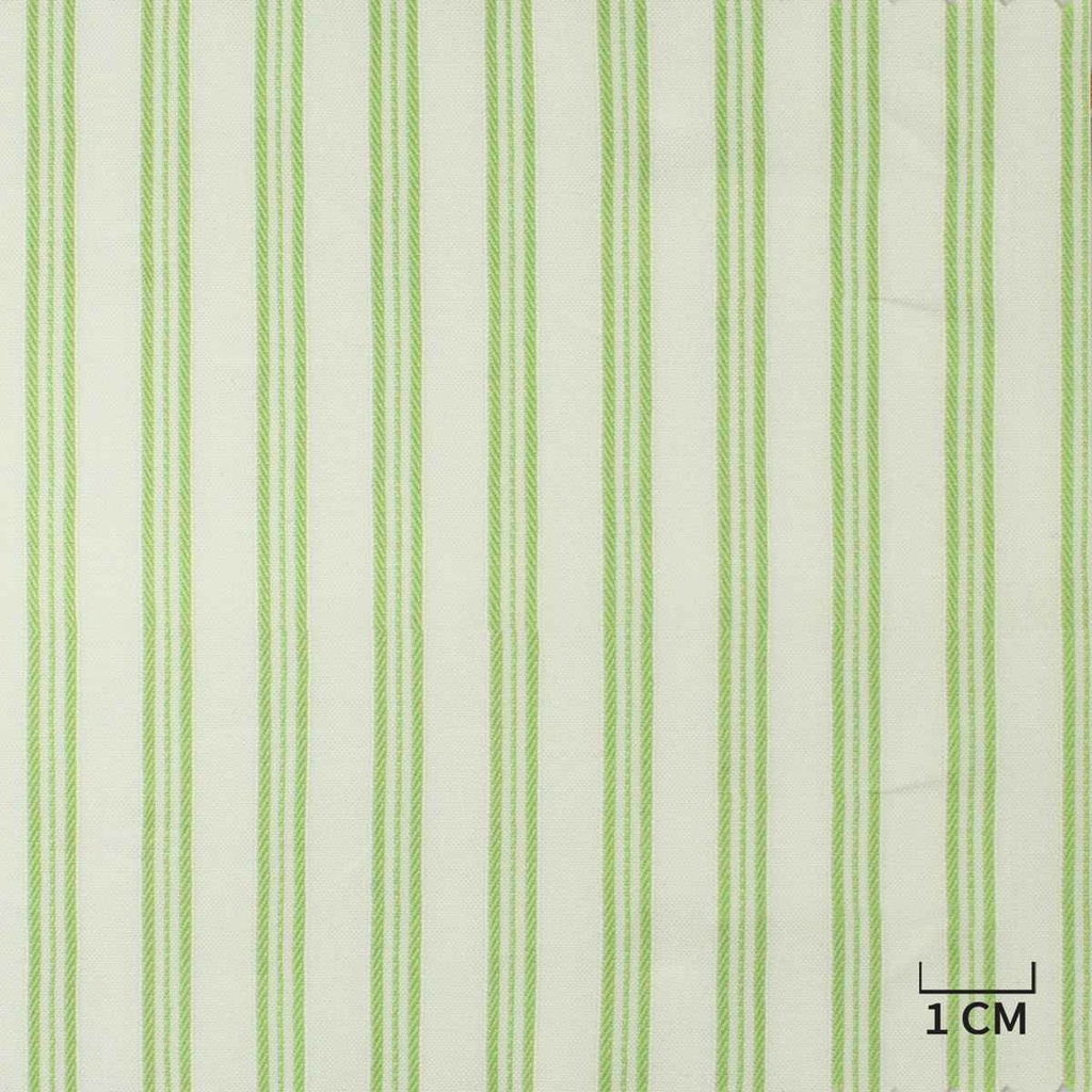 WHITE, GREEN STRIPES