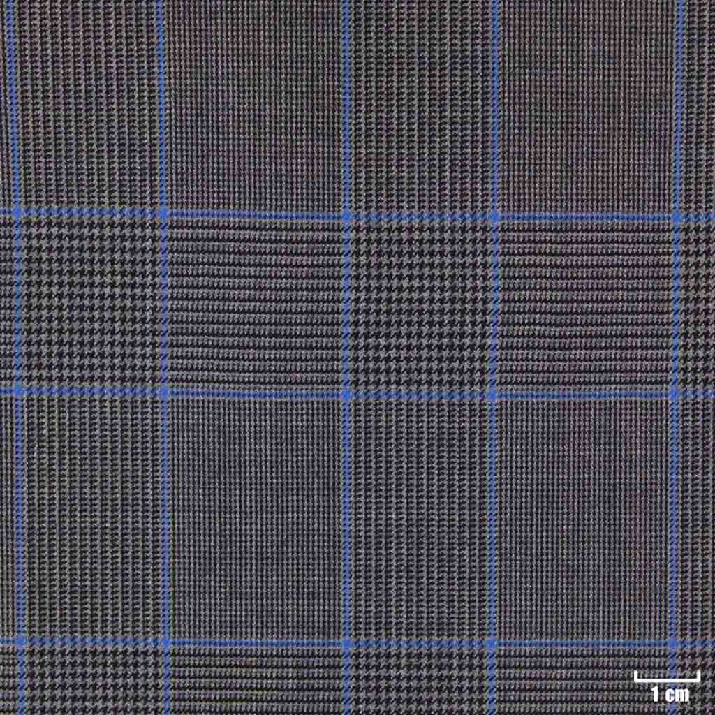 GREY, BLUE CHECKS
