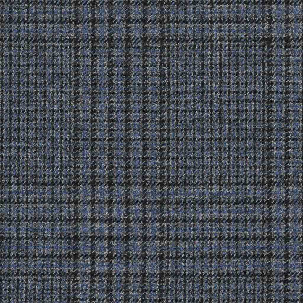 BLUE, GREY CHECKS