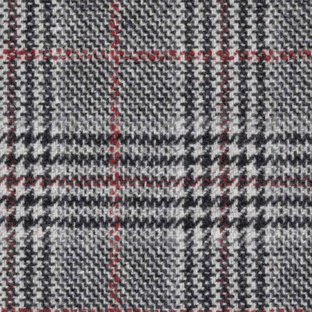 BLACK/WHITE, RED CHECKS