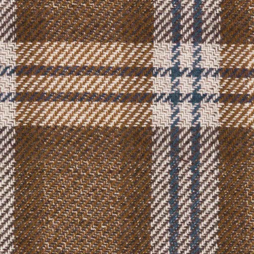 KHAKI, BLUE CHECKS