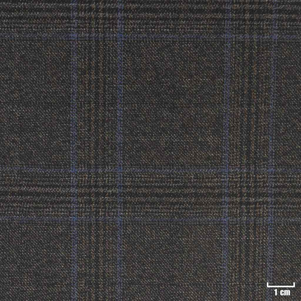BROWN, BLUE CHECKS