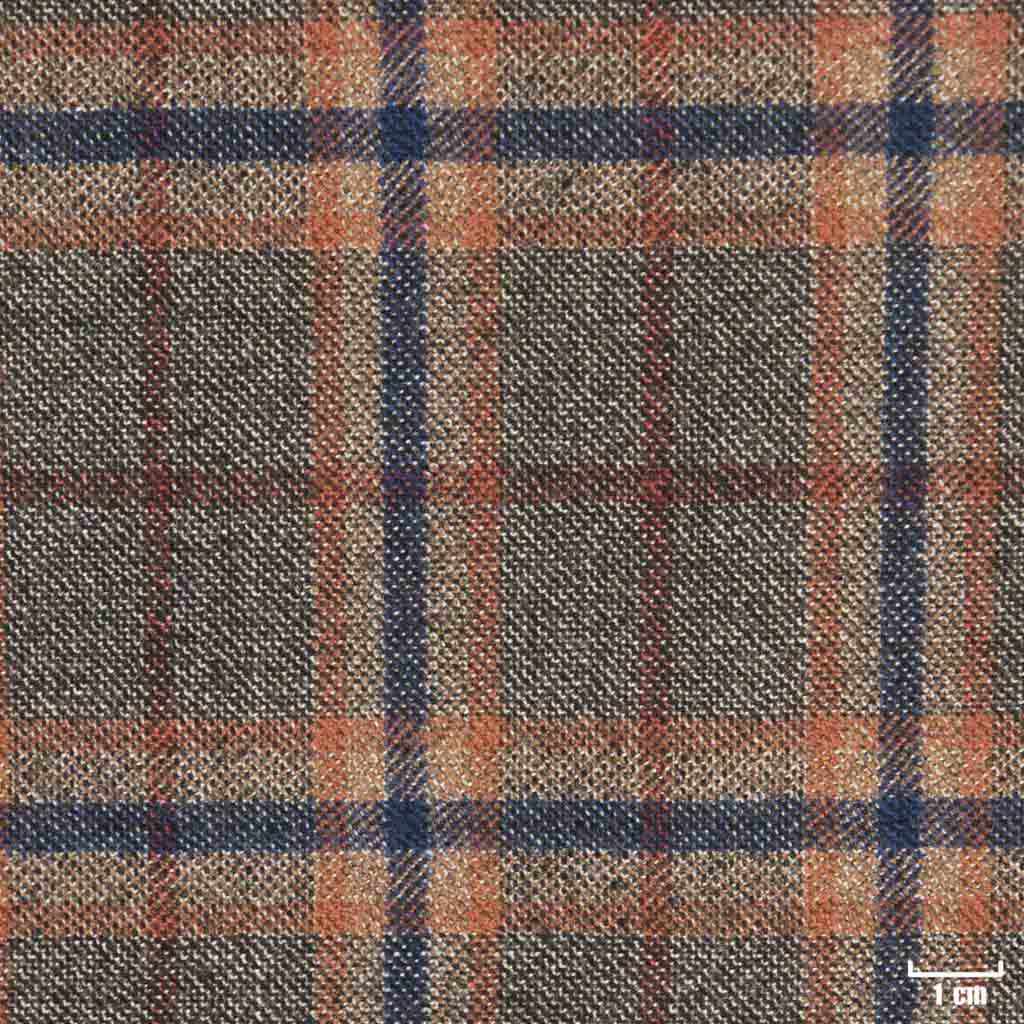 ORANGE, BLUE CHECKS